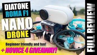 Diatone ROMA F1 Ultra Micro Fpv Drone  REVIEW amp GIVEAWAY ðŸ† [upl. by Aicina229]