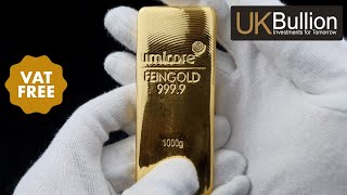 1kg Umicore Gold Cast Bar I Call us for details [upl. by Godfrey]