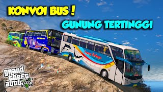 MISI EPIC KONVOI BUS GUNUNG DI GTA V MANTAP  GTA 5 MOD UPIN amp IPIN [upl. by Adidnac]