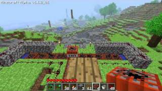 Minecraft Cannon w Adjustable Aim [upl. by Lathrope]