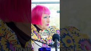 WATCH the full podcast episode with Zandra Rhodes NOW podcast fashion fashiondesigner [upl. by Bore]