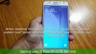 Samsung Galaxy J5 Prime SMG570F Hard reset [upl. by Hoxsie]