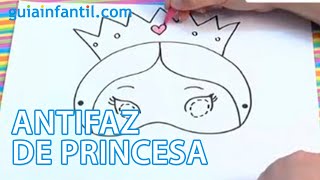 Disfraces de Carnaval para niños Antifaz de princesa [upl. by Yditsahc]