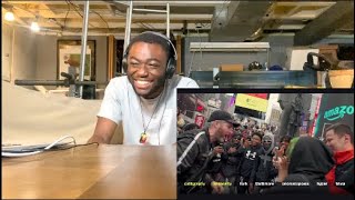 HARRY MACK SHUTDOWN NYC Harry Mack Guerrilla Bars 52 New York City  REACTION [upl. by Nihs]