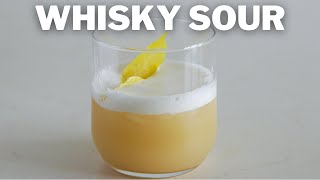 Classic Whiskey Sour Recipe [upl. by Araccat]