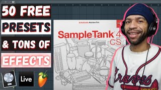 SampleTank 4 CS Free Virtual Instrument By IK Multimedia Review and Demo [upl. by Tennes]