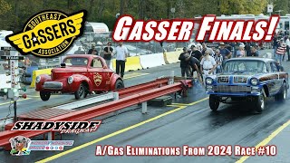 Gasser Finals Southeast Gassers Association 2024  AGas Eliminations  Shadyside Dragway Last Race [upl. by Etneciv375]