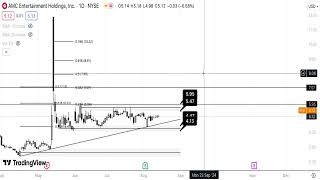 AMC Stock Technical Analysis 150824 [upl. by Ailin]