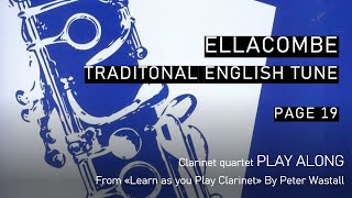 Ellacombe  EASY clarinet quartet only chalumeau register [upl. by Enael]