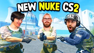 PROS PLAY amp REACT to NEW CS2 NUKE [upl. by Joella]