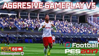 PES 2017 Gameplay Mod V5 RELEASED 1080p 60 FPS [upl. by Crudden]