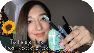 ASMR 💆🏻‍♀️ HACIENDO TUS CEJAS LENTA Y DELICADAMENTE  EN ESPAÑOL [upl. by Trebo]