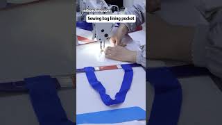 Sewing bag lining pocket custombag bagfactory initipacking [upl. by Nytsua231]