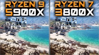 Ryzen 9 5900X vs Ryzen 7 3800X Benchmarks – 15 Tests 🔥 [upl. by Eiralc164]