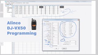 Alinco DJVX50 Программирование [upl. by Livingston]