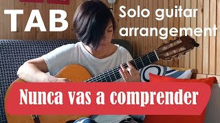 Nunca vas a comprender Rita Payés  Natalia Kiselyova solo guitar arrangement [upl. by Pat286]