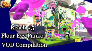 Flour Egg Panko gets to top cut in a low level splatoon tournament Reach5 COMPILATION [upl. by Maroney]