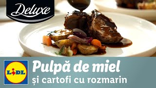 Pulpa de miel si cartofi cu rozmarin • reteta Bucataria Lidl [upl. by Harrat]