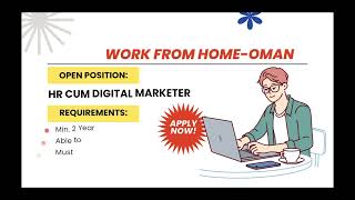 Oman work from home job [upl. by Melloney]