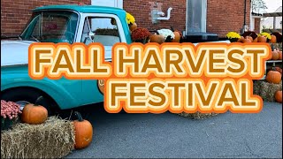 FALL HARVEST FESTIVAL  Fredericktown Ohio  Family Fun Day VLOG [upl. by Alderson769]