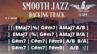 Backing Track Smooh Jazz in E Ionian [upl. by Navek]