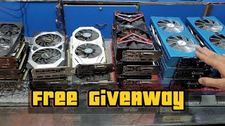 Graphics Card New Shipment Arrived At Daily Price Idea Gaming Store  Free Giveaway Annoucement [upl. by Ytsim]