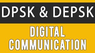 Differential PSK DPSK amp Differential Encoded PSK DEPSK  Incoherent modulation  DC IPU IP hindi [upl. by Sybyl]