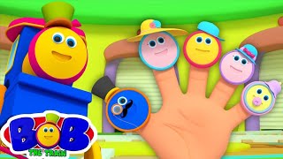 Bob The Train  Finger Family Song  Nursery Rhymes And Childrens Songs With Bob [upl. by Rosalinda]