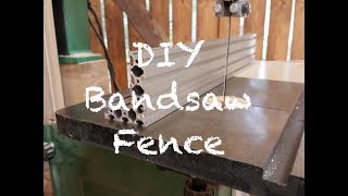 DIY Bandsaw Fence [upl. by Rowan813]