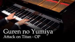 Guren no Yumiya  Attack on Titan OP1 Piano [upl. by Ennayr]