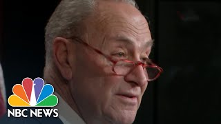 After Backlash Schumer Walks Back Comments About Supreme Court Justices  NBC Nightly News [upl. by Nickelsen]