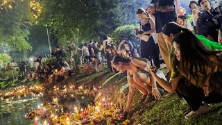 เพลงลอยกระทง วันลอยกระทง Loy Krathong Thailand 4k Video [upl. by Lednyc232]