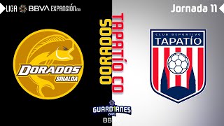 Resumen  Dorados 1  1 Tapatío CD  Jornada 11  Guard1anes2020  Liga BBVA Expansión MX [upl. by Koval303]