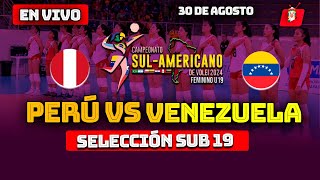 🔴PERÚ VS VENEZUELA EN VIVO  SUDAMERICANO DE VOLEY SUB 19 [upl. by Adnohsal721]