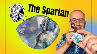 Preparing Extraordinary Spartan Opal for a Cut [upl. by Trebo]