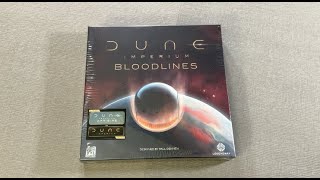 TDG Dune Imperium  Bloodlines unboxing with Ray [upl. by Anialem]