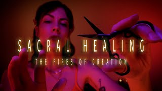 Healing Numbness amp Disconnection  Plucking  Clearing  Activating  Sacral Chakra Reiki ASMR [upl. by Albric]