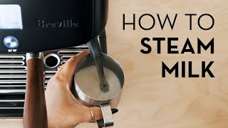 How to Steam Milk for Lattes A Beginners Guide [upl. by Adnole]