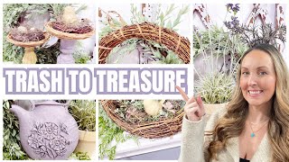 Insanely EASY DIY Sprinig decor  Spring Crafts 2024  Spring DIYs [upl. by Carin]