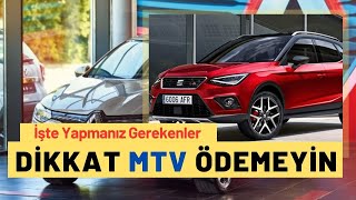 Engelli İndirimiyle Ötvsiz Aldığınız Otomobile MTV ÇIKABİLİR Sildirmeyi Sakın Unutmayın [upl. by Garlanda]