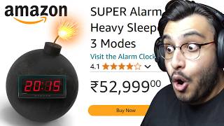 I BOUGHT THE MOST EXPENSIVE ALARM CLOCKS FROM AMAZON [upl. by Schmeltzer]