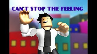 Cant Stop the feeling  justin timberlake ROBLOX MUSIC VIDEO [upl. by Yendys]