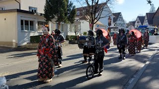 Guggemuusik Fliegedätscher schwellheim Kinder Umzug Allschwil 2022023 [upl. by Ratna]