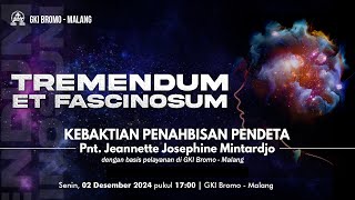 KEBAKTIAN PENAHBISAN PENDETA  Jeannette Josephine Mintardjo  02 Desember 2024  GKI Bromo  Malang [upl. by Anatsirhc701]