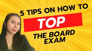 5 TIPS ON HOW TO TOP THE BOARD EXAM [upl. by Sirapal21]