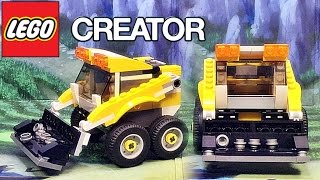 레고 크리에이터 스키드 로더 31046 공사장 차량 조립 리뷰 3in1 Lego Creator Skid loader [upl. by Clay]