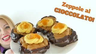 Zeppole di san giuseppe al Cioccolato ricetta per la festa del papà [upl. by Teteak]