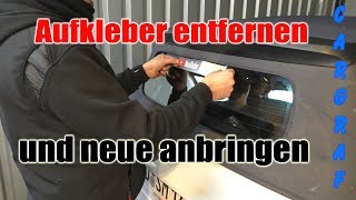 Danke an Schrauba   neue Aufkleber   Alte entfernen [upl. by Lehman799]