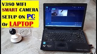 V380 wifi Camera software installation amp Setup amp remote viewing on Laptop or PC Over Wifi  Local [upl. by Eniamret512]