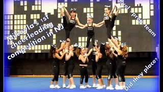 Mikaylas 1st Cheerleading Competition Vlog [upl. by Mallory]